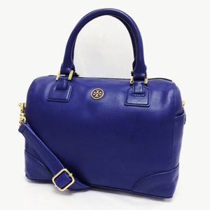 Tory Burch Blue Satchel